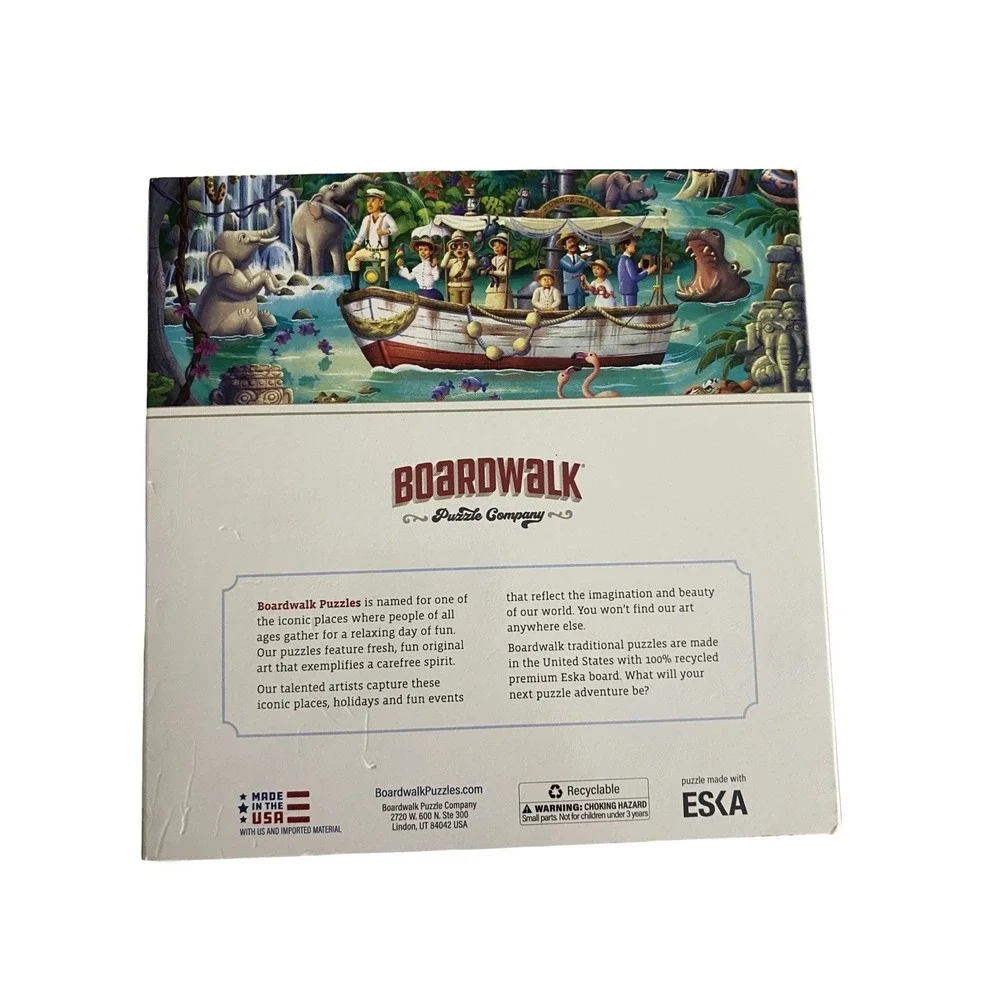 Jungle River‎ Expedition 1000 Piece Jigsaw Puzzle Boardwalk New